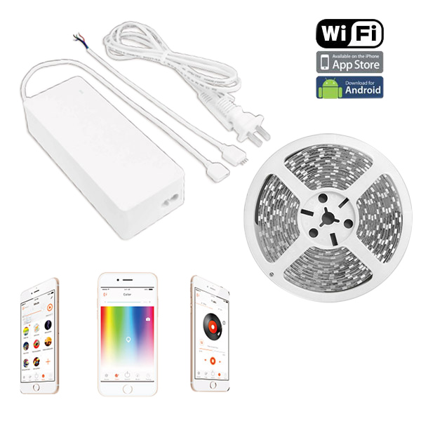 75W WiFi Smart LED Driver For RGB LED Strip CV-7512-WF03-A 75W WiFi Smart LED Driver For RGB LED Strip CV-7512-WF03-A